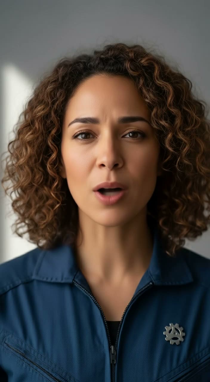 An AI advisor on a video call